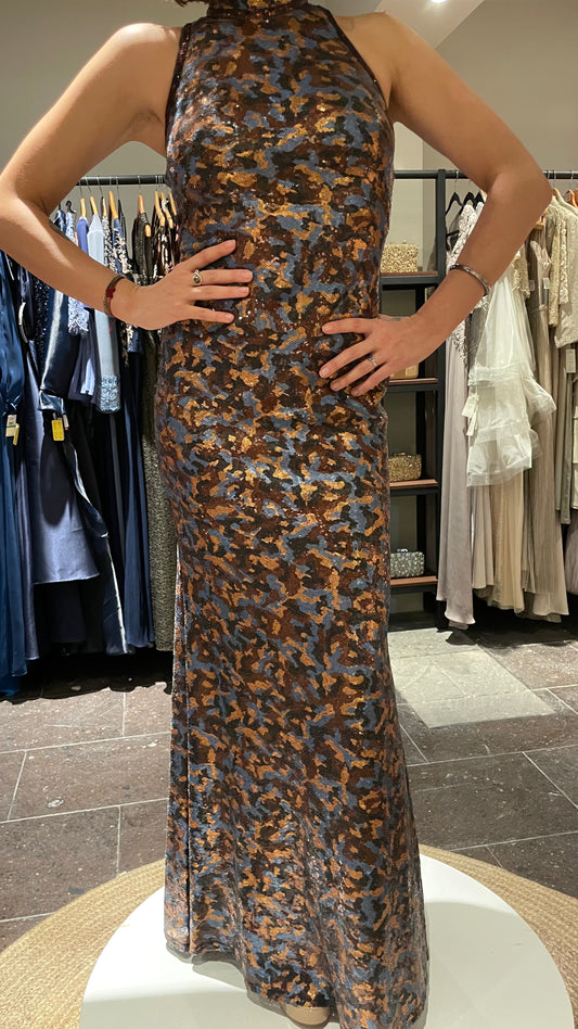 Vestido Halter Print