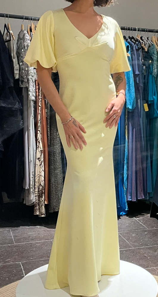 Vestido Mangas Globo