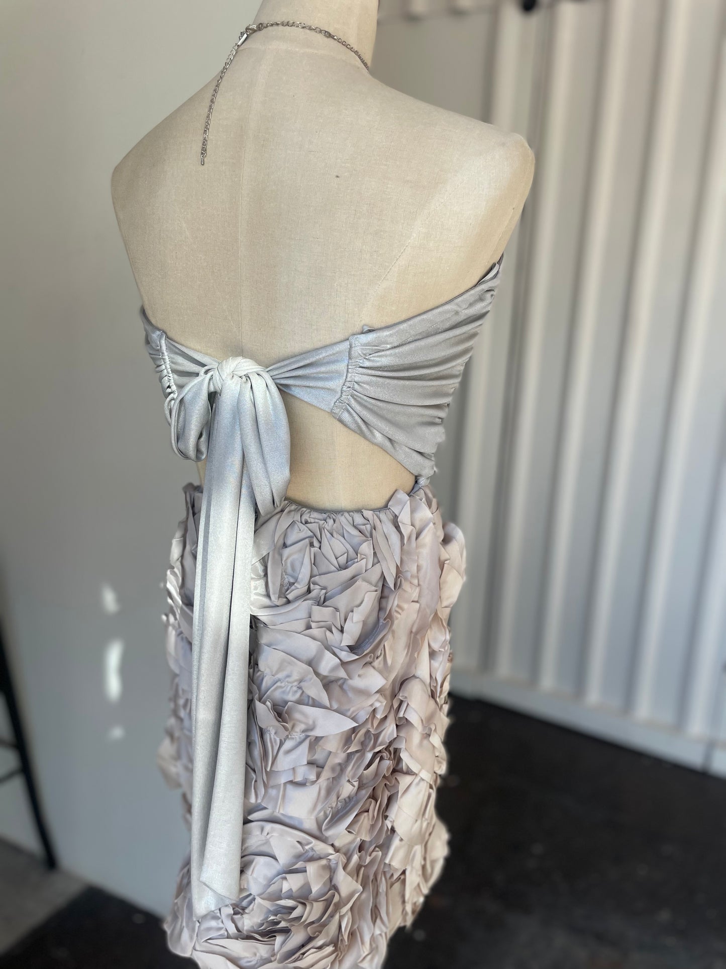 Vestido Corto Strapless