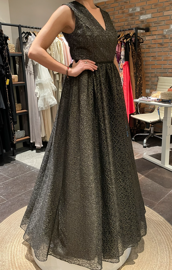 Vestido Largo Corte Princesa