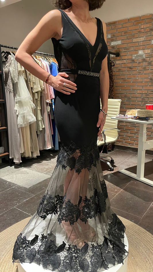Vestido Negro Encaje